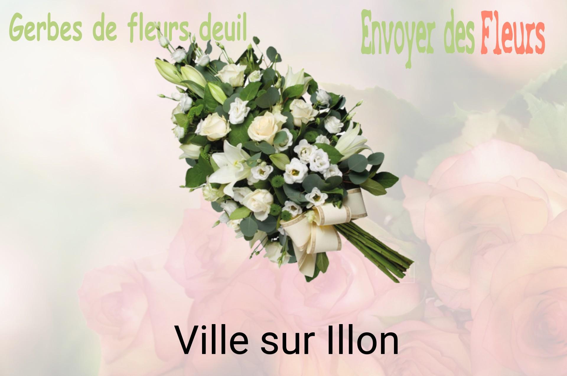Gerbe de fleurs de deuil livrée à Ville-sur-Illon